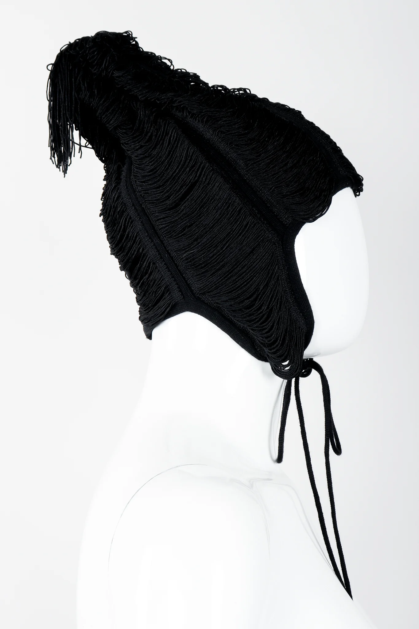 Chainette Fringe Flap Hat - Image 3