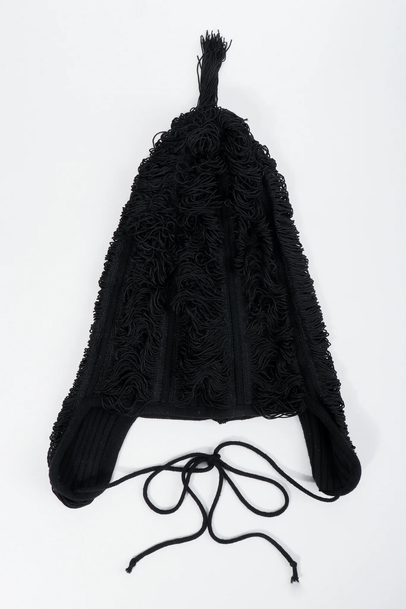 Chainette Fringe Flap Hat - Image 5