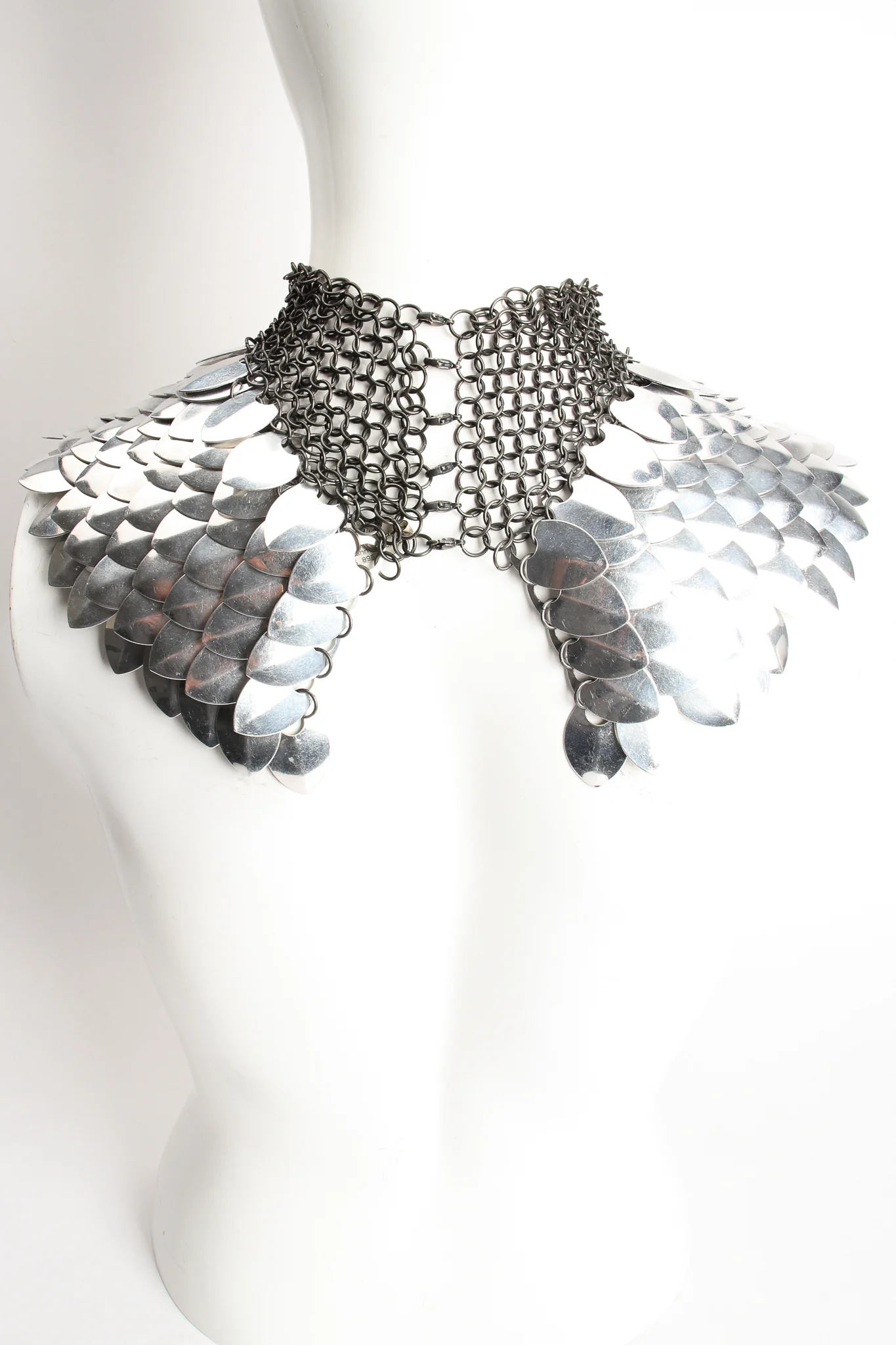 Chain Mail Scale Yoke Collar Choker - Image 7