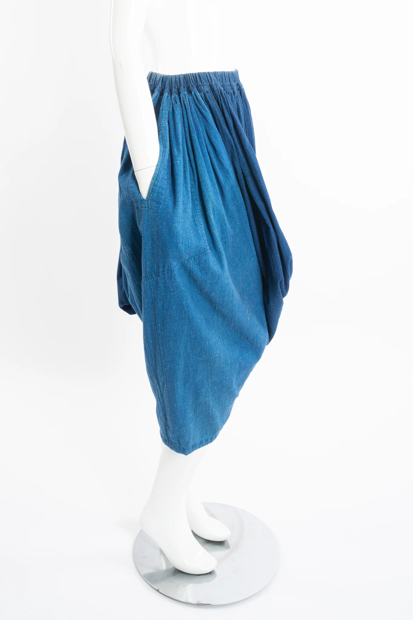 Chambray Harem Crop Pant - Image 9