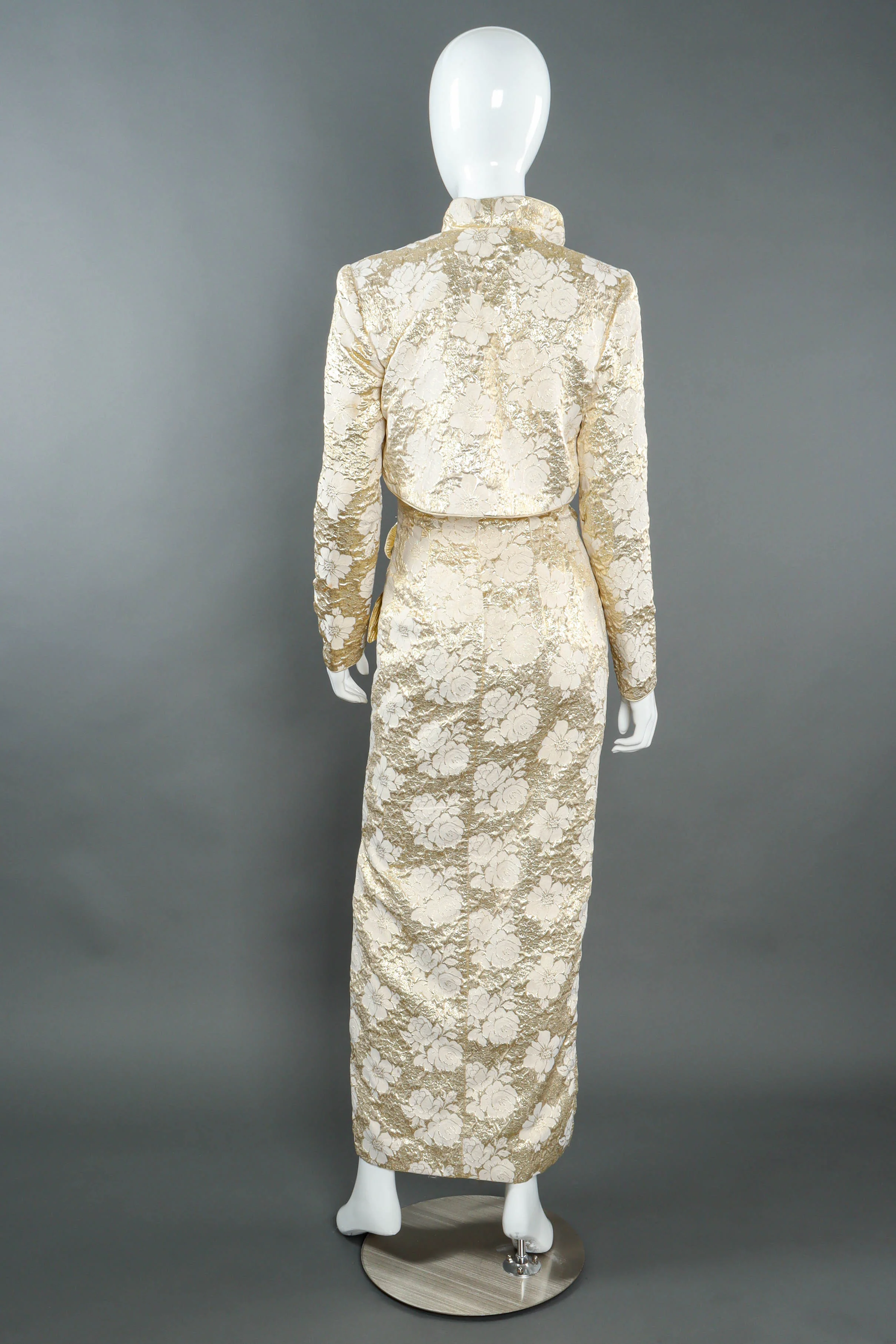 Champagne Bolero & Dress Set - Image 6