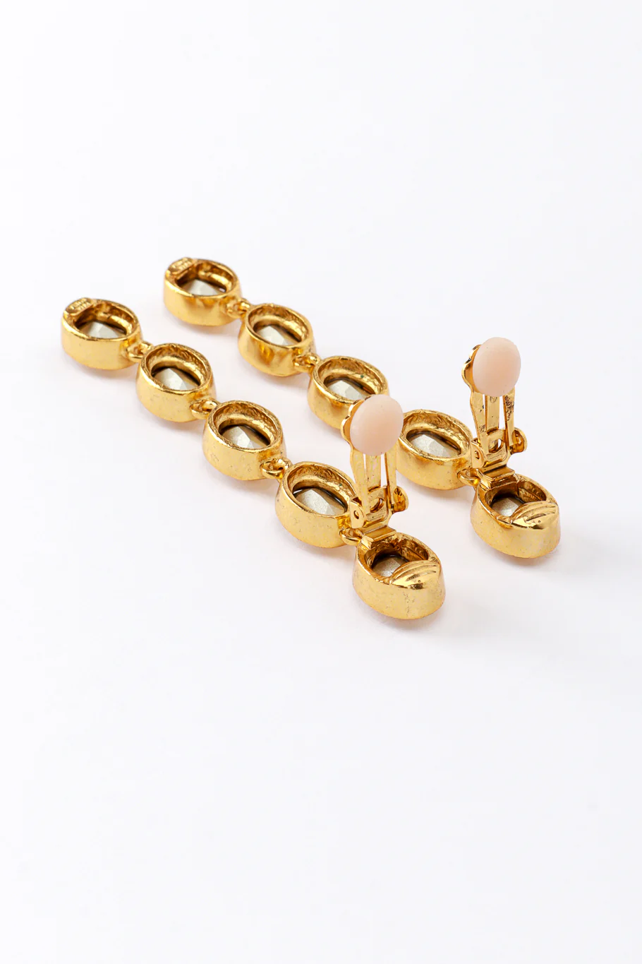 Champagne Crystal Drop Earrings - Image 5