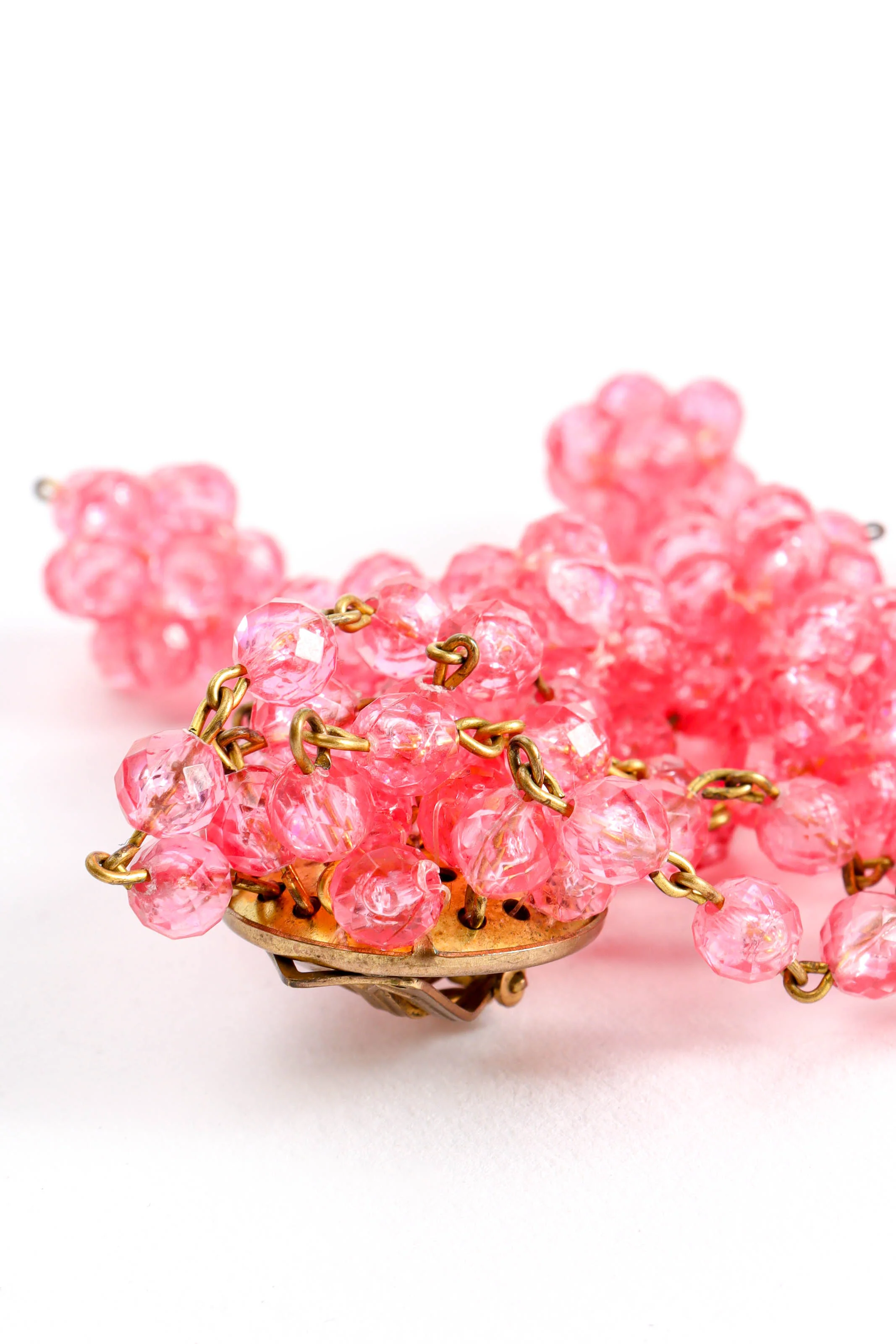 Chandelier Flower Cluster Earrings - Image 5