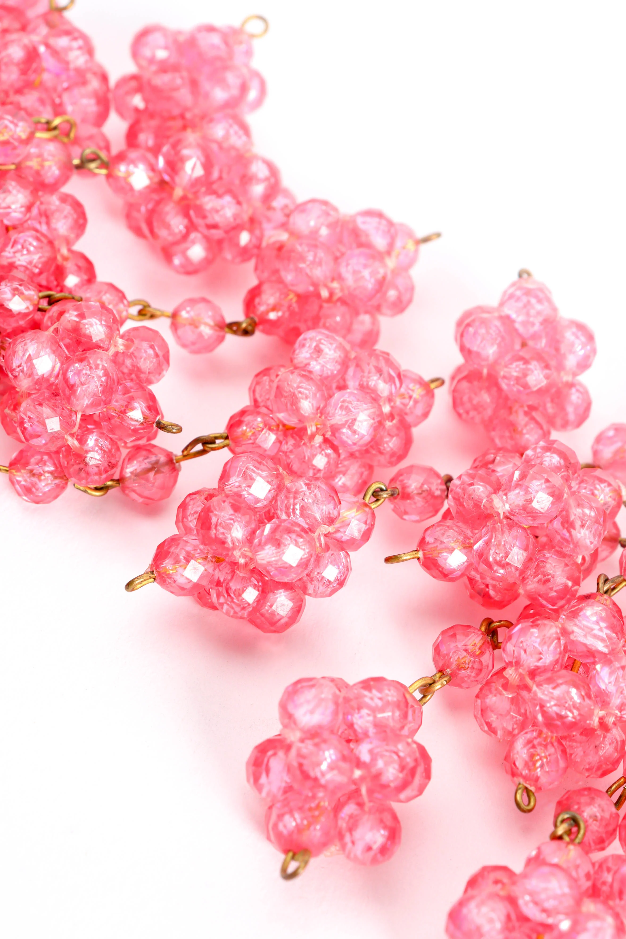 Chandelier Flower Cluster Earrings - Image 6