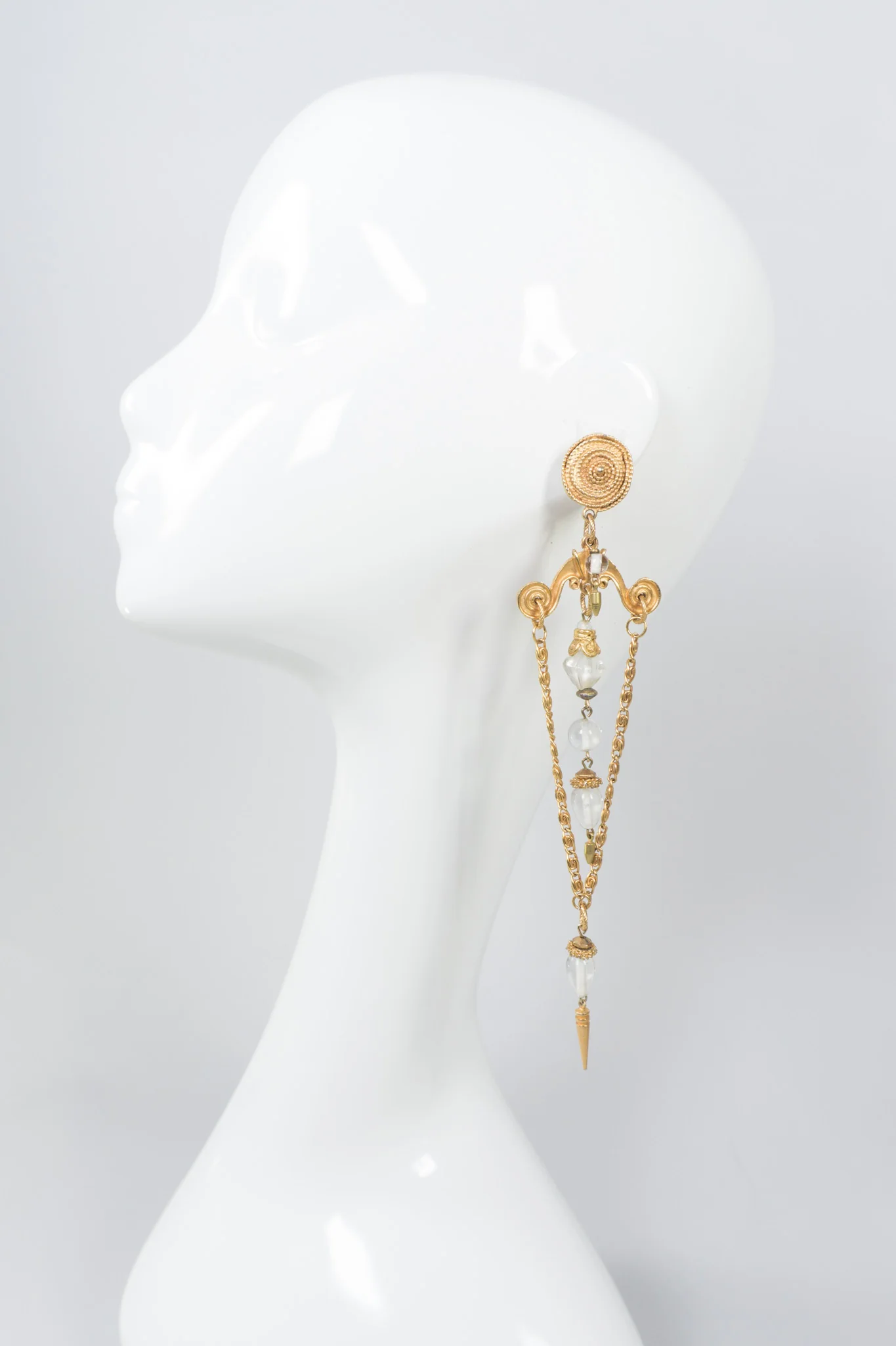 Chandelier Spike Chain Earrings