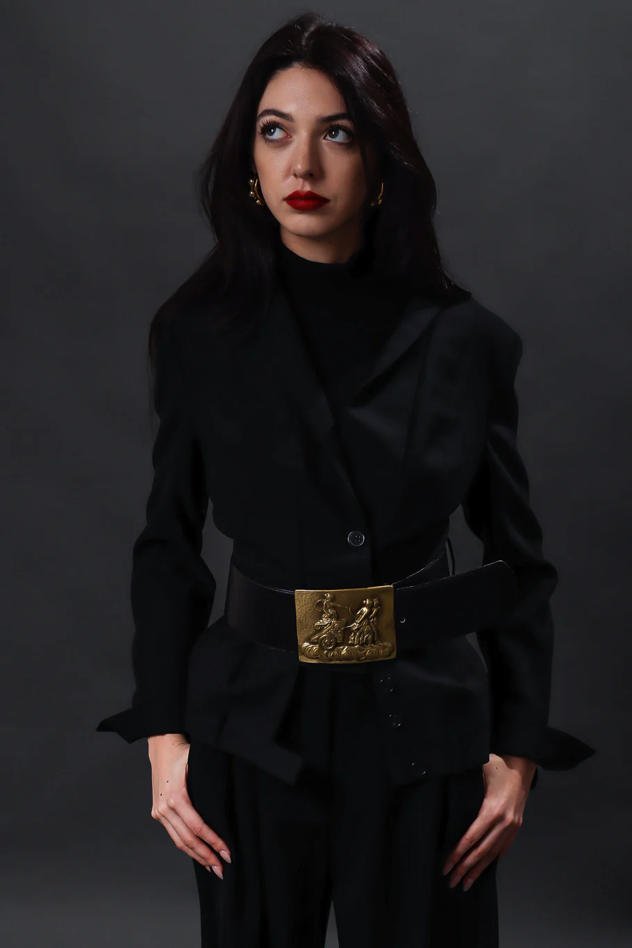Chariot Tableau Leather Waist Belt - Image 2
