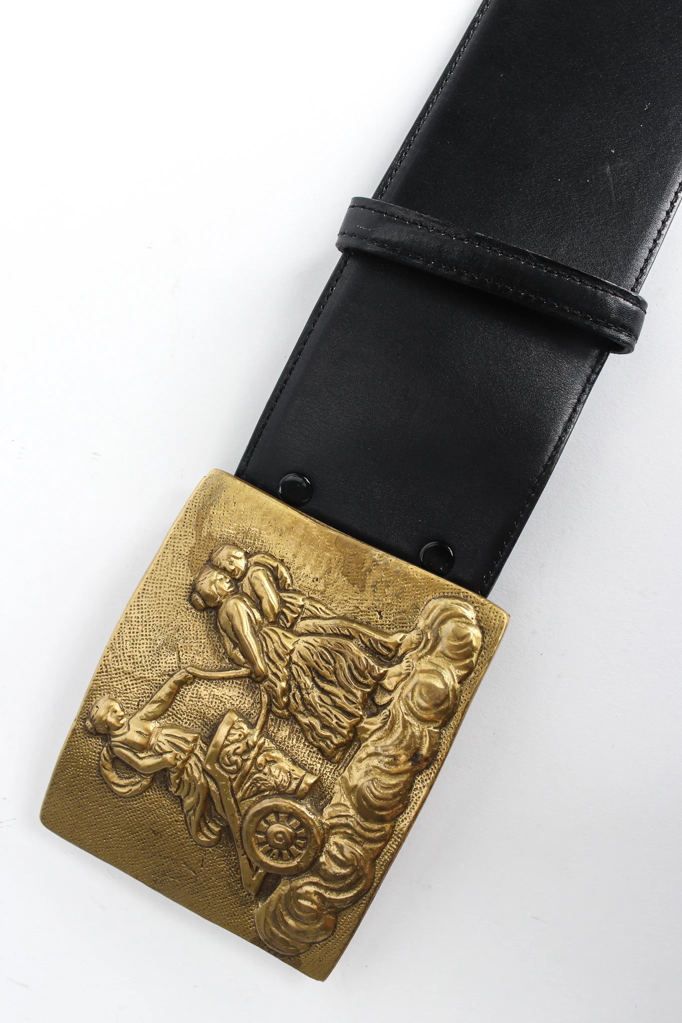 Chariot Tableau Leather Waist Belt - Image 4