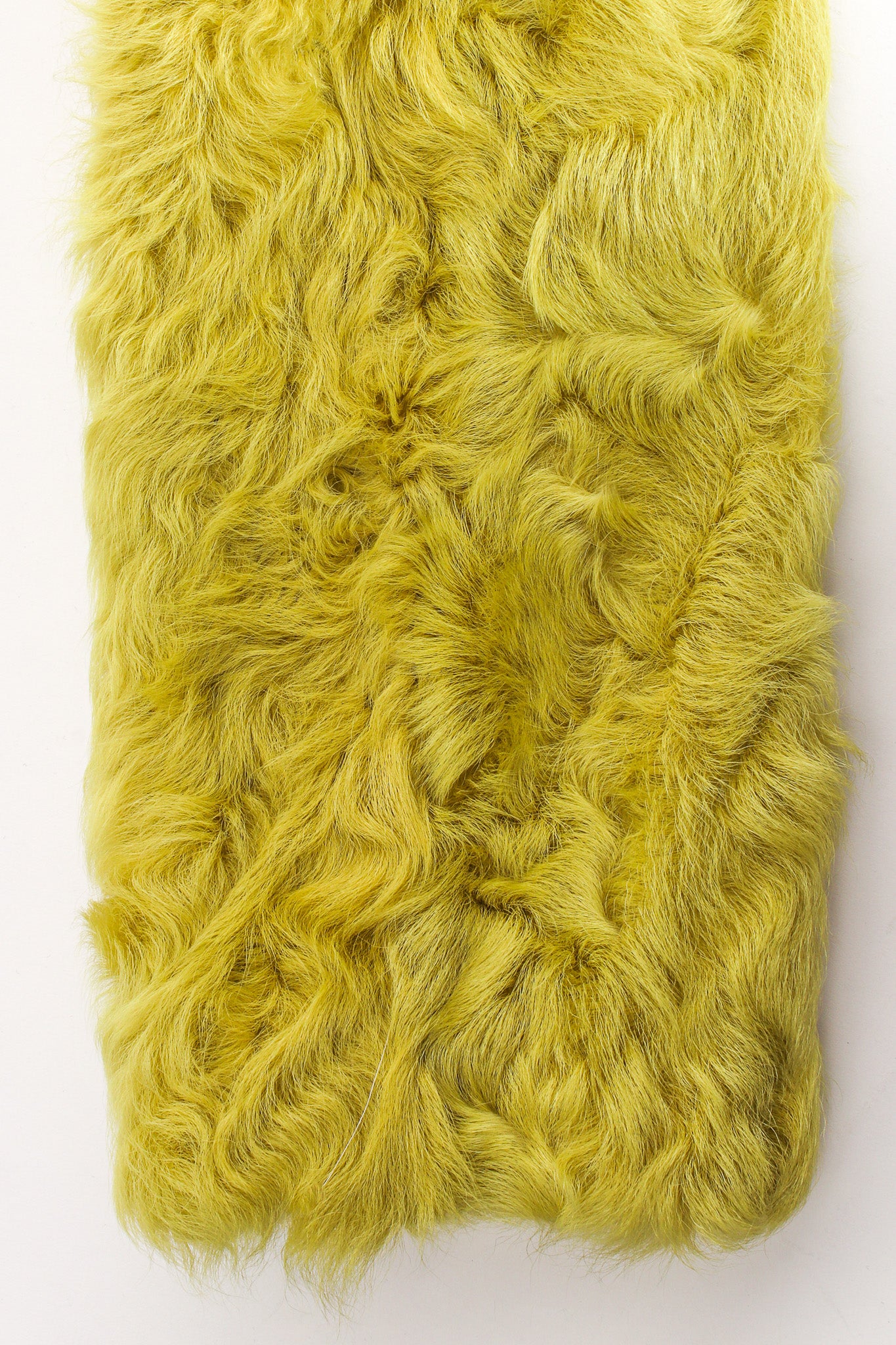Chartreuse Lamb Fur Jacket - Image 8