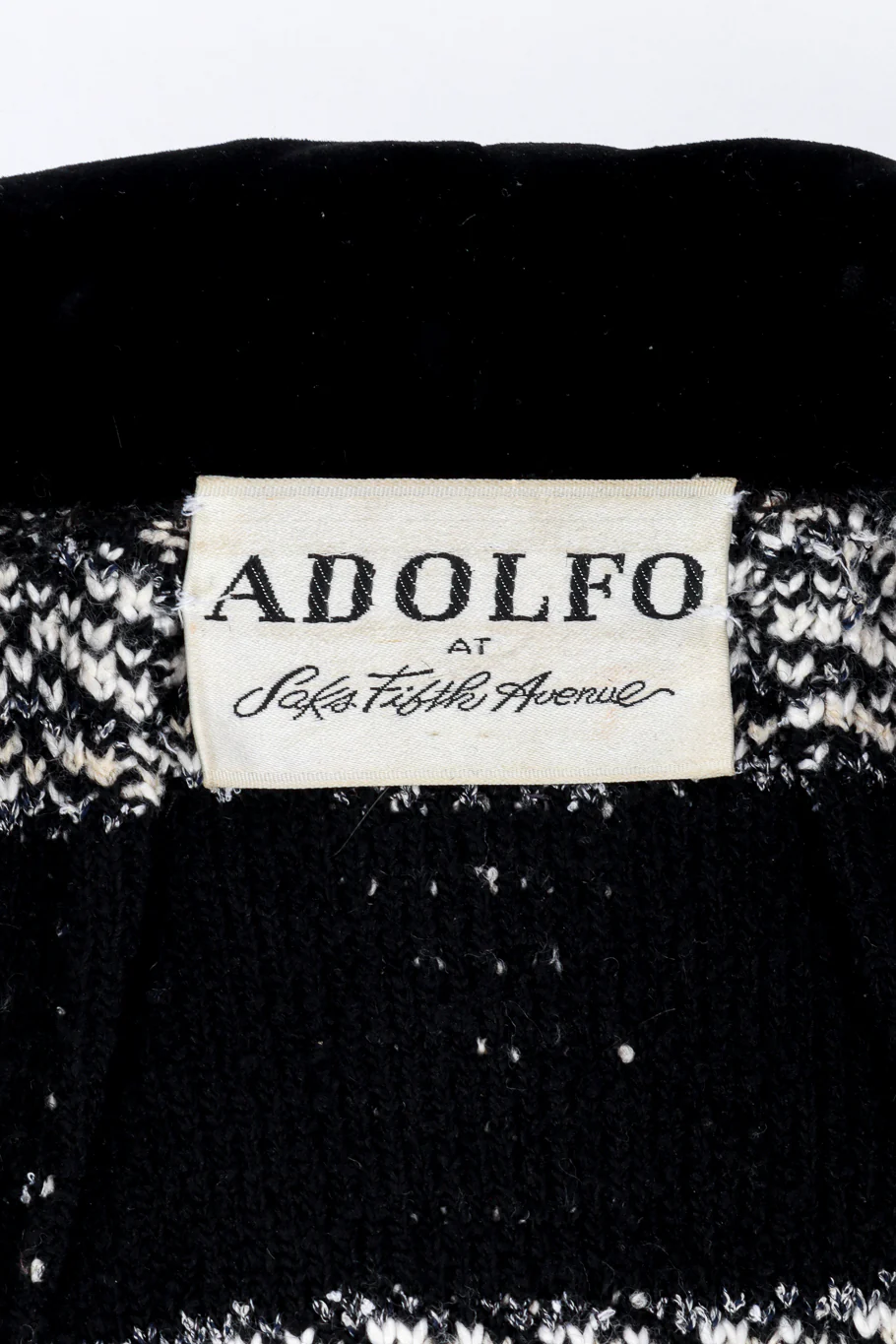 Check Bouclé & Velvet Trim Jacket - Image 6