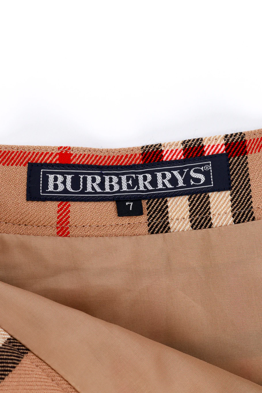 Check Plaid Pleated Skirt - Image 7