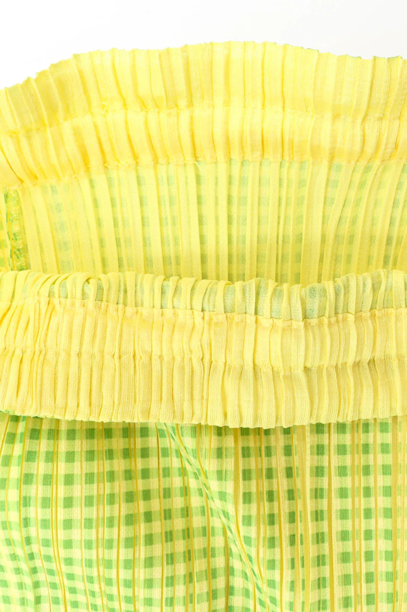 Checker Print Pleat Pant - Image 5