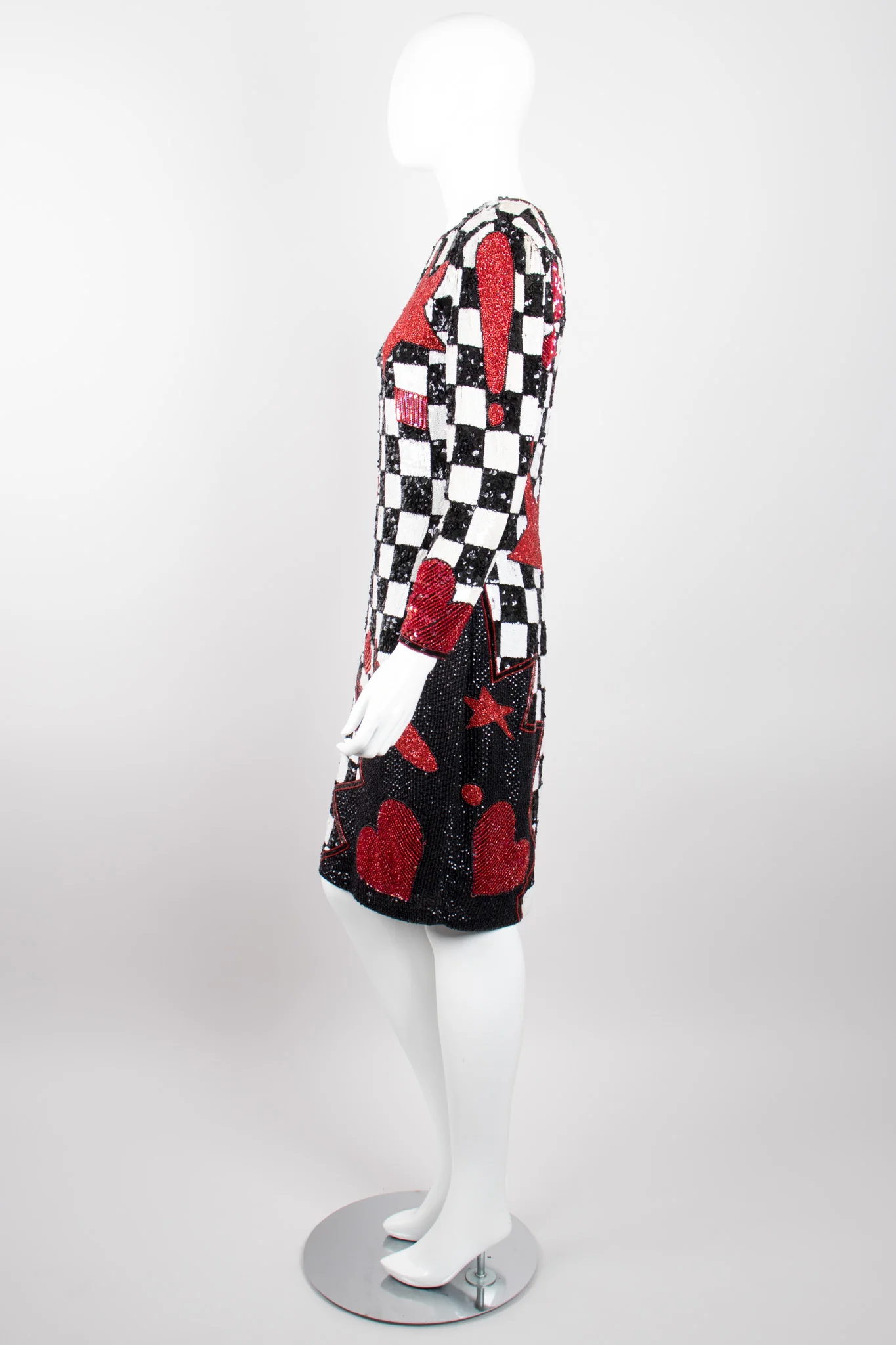 Checkerboard Explosion Dress - Image 5