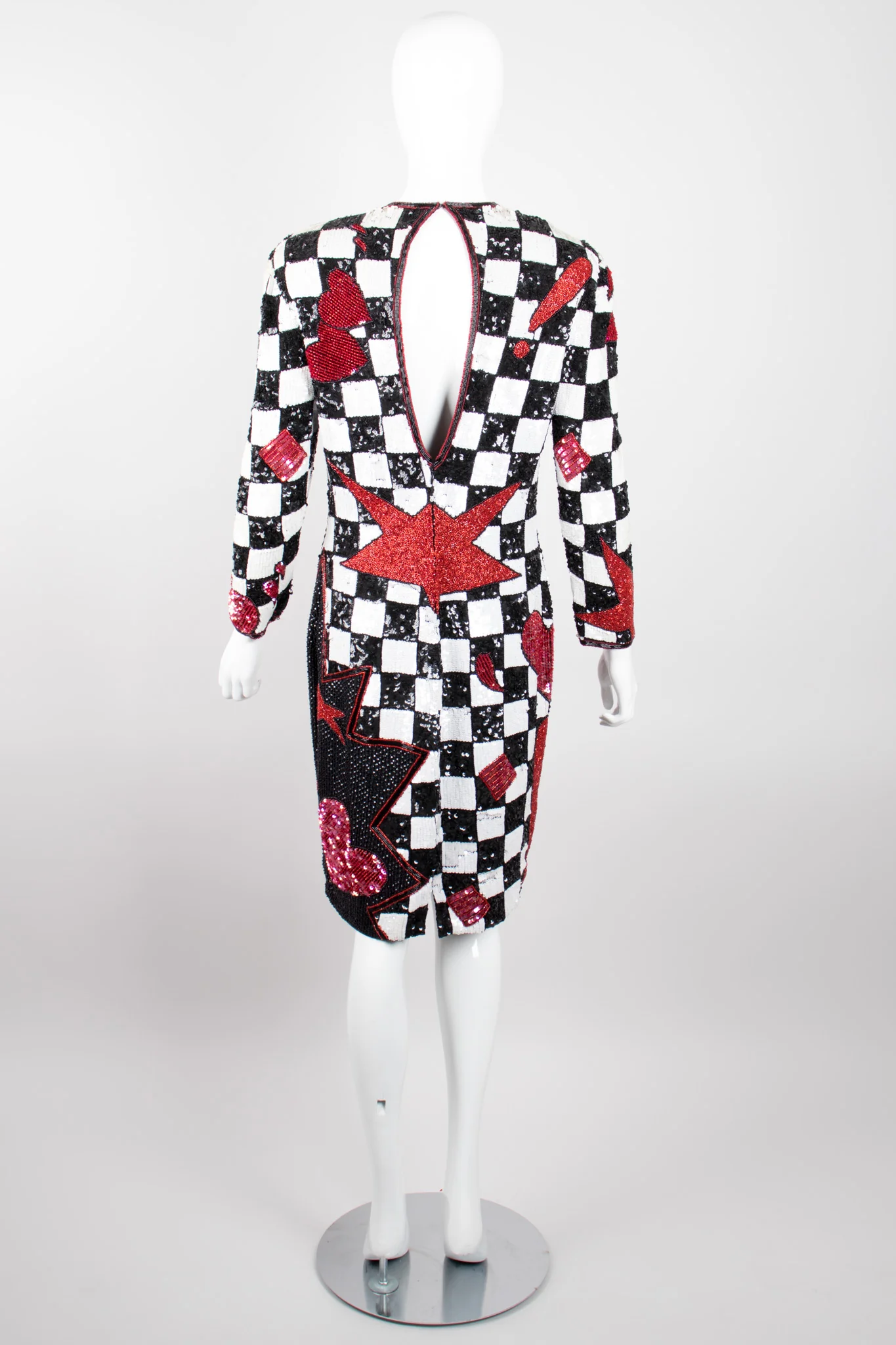Checkerboard Explosion Dress - Image 7