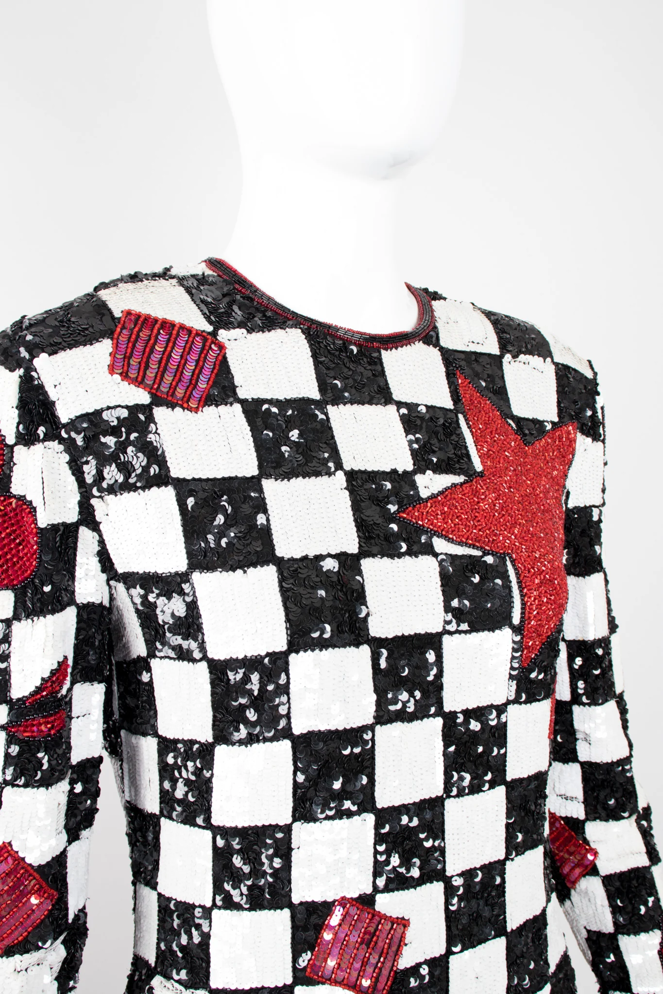 Checkerboard Explosion Dress - Image 9