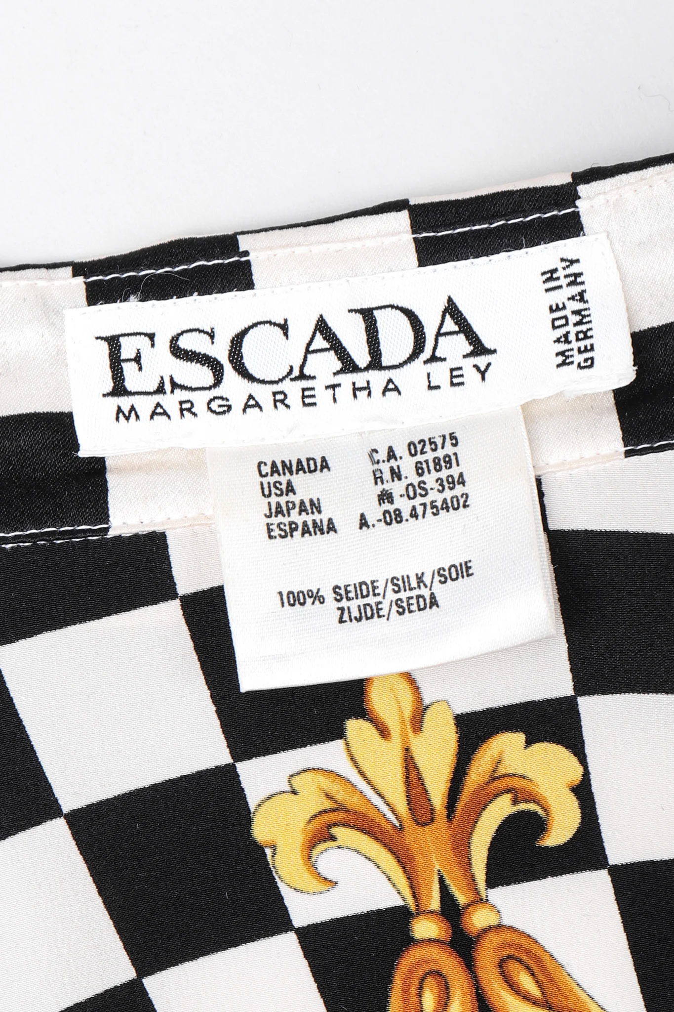 Checkered Baroque Print Shirt - Image 16