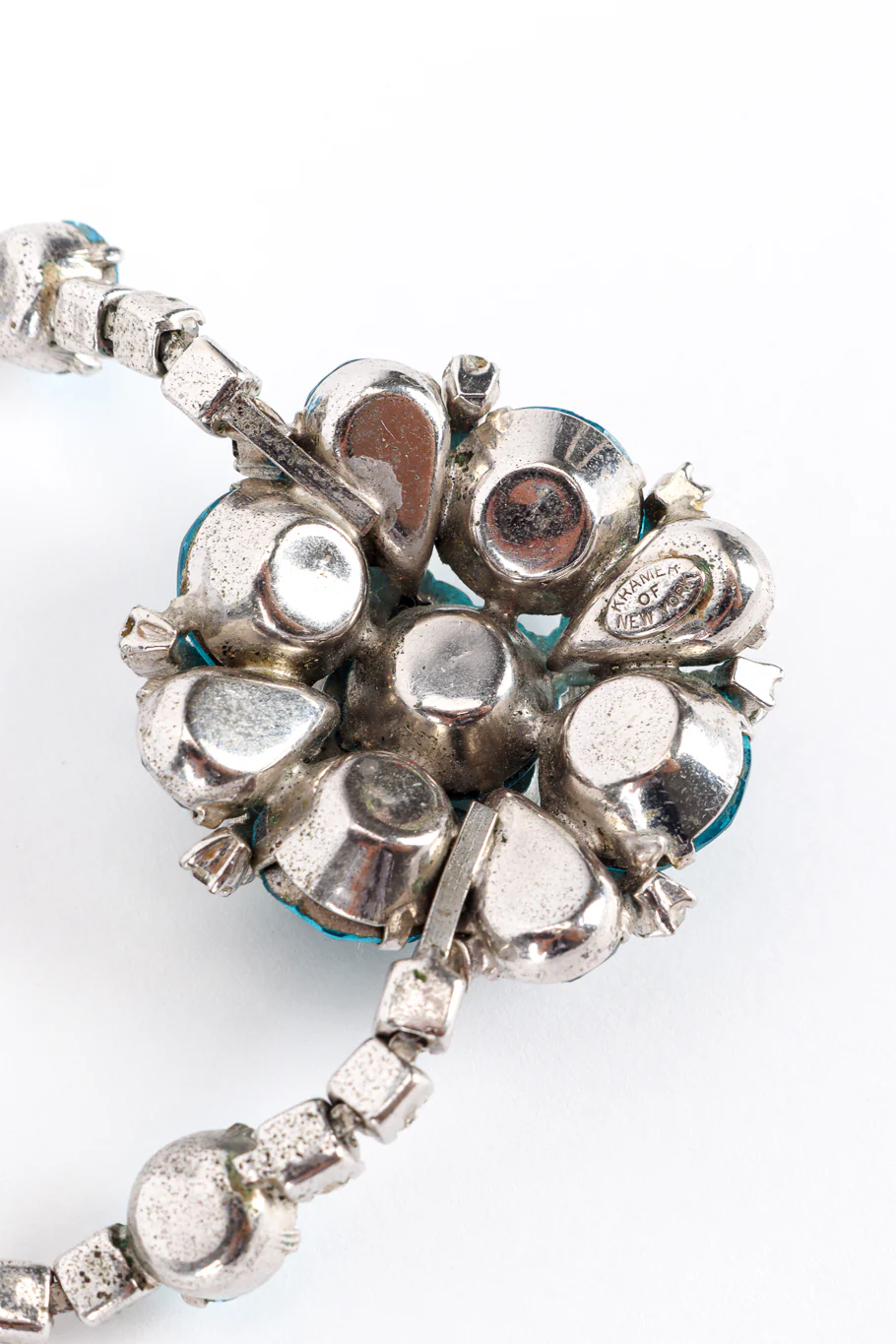Checkered Crystal Collar Necklace - Image 6