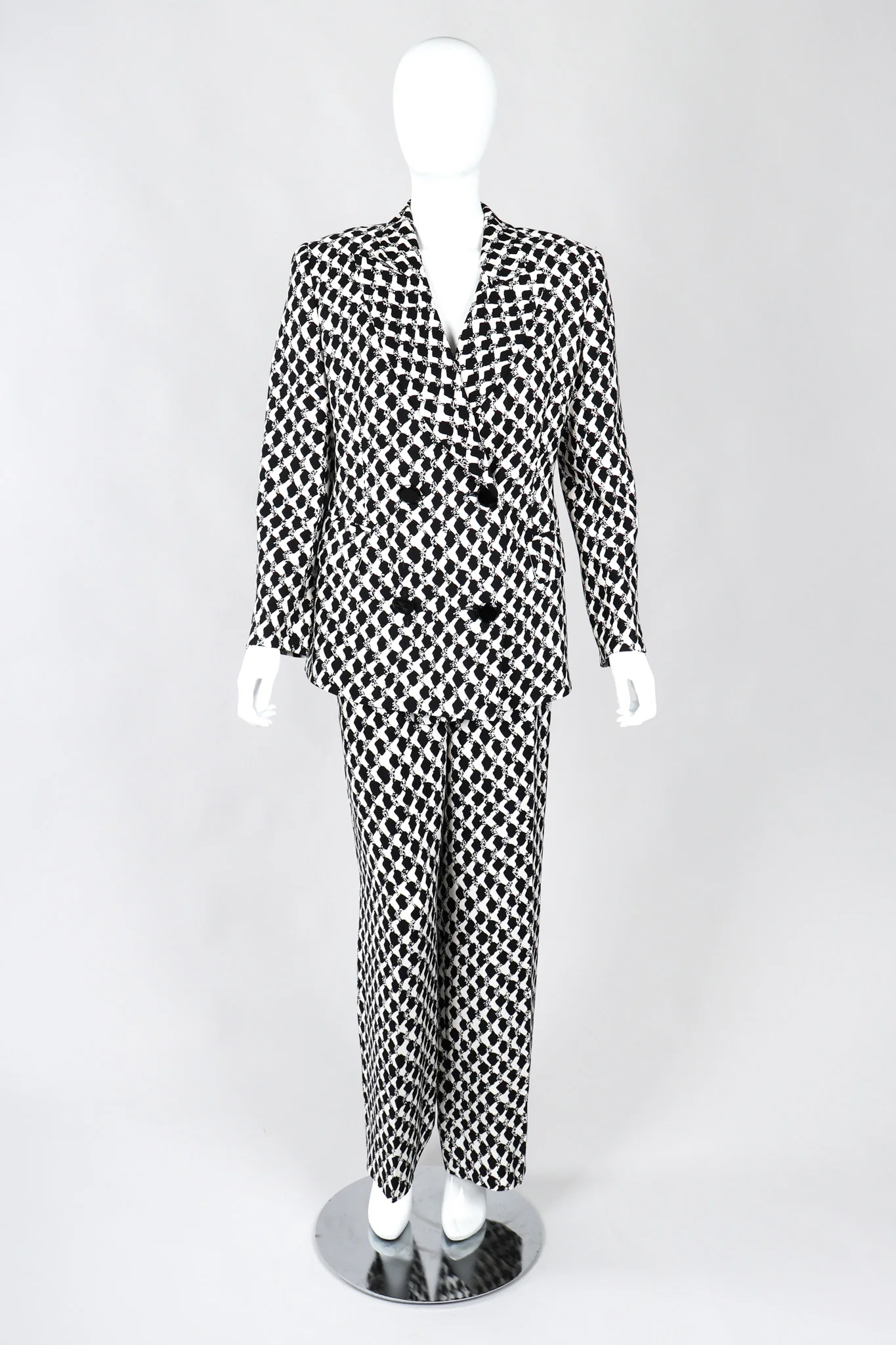 Checkered Jacket and Pants