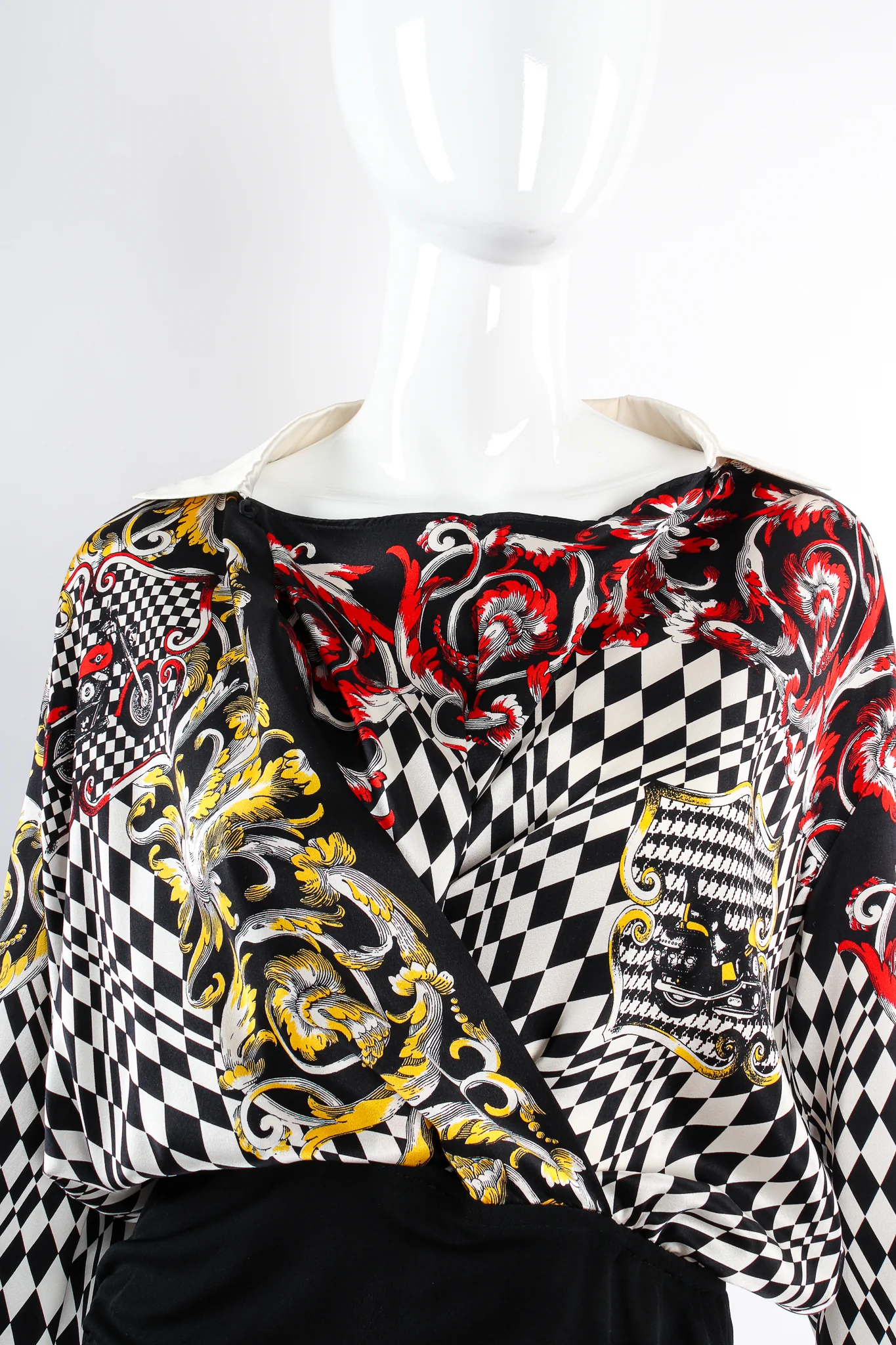 Checkered Motorcycle Rally Bodysuit - Image 10