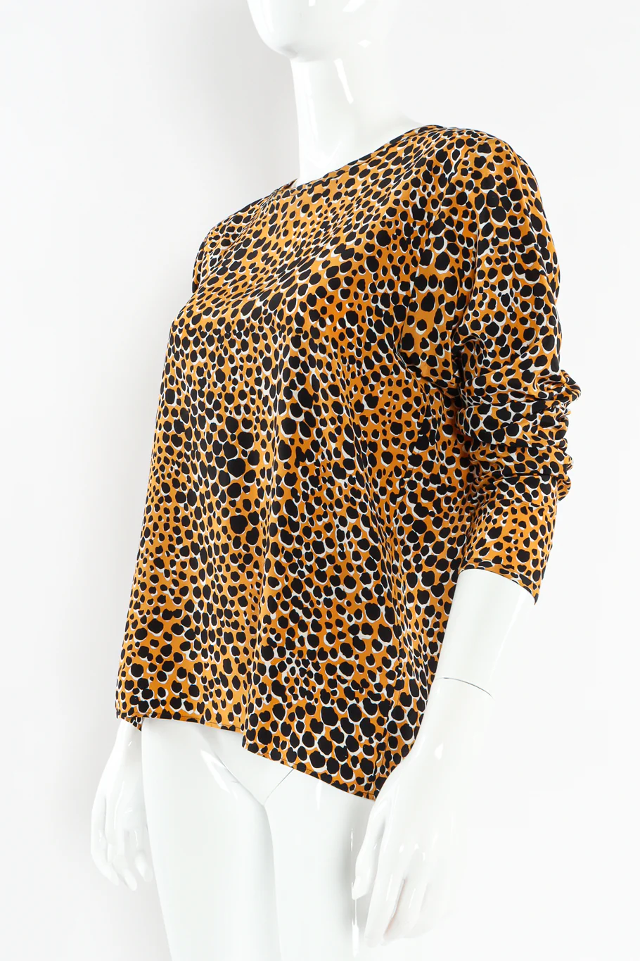 Cheetah Print Silk Top - Image 2