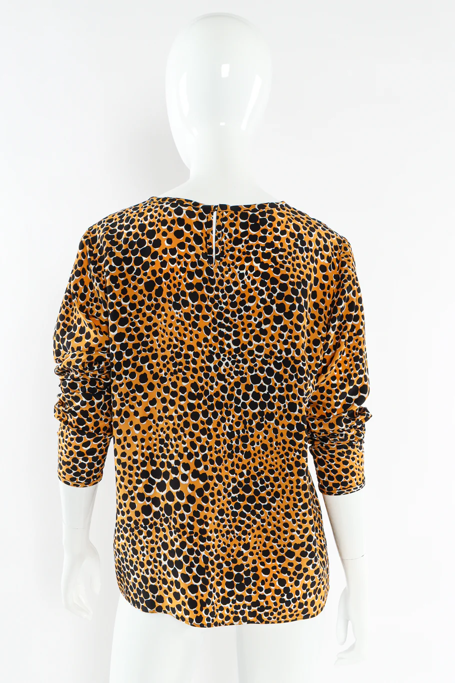 Cheetah Print Silk Top - Image 3