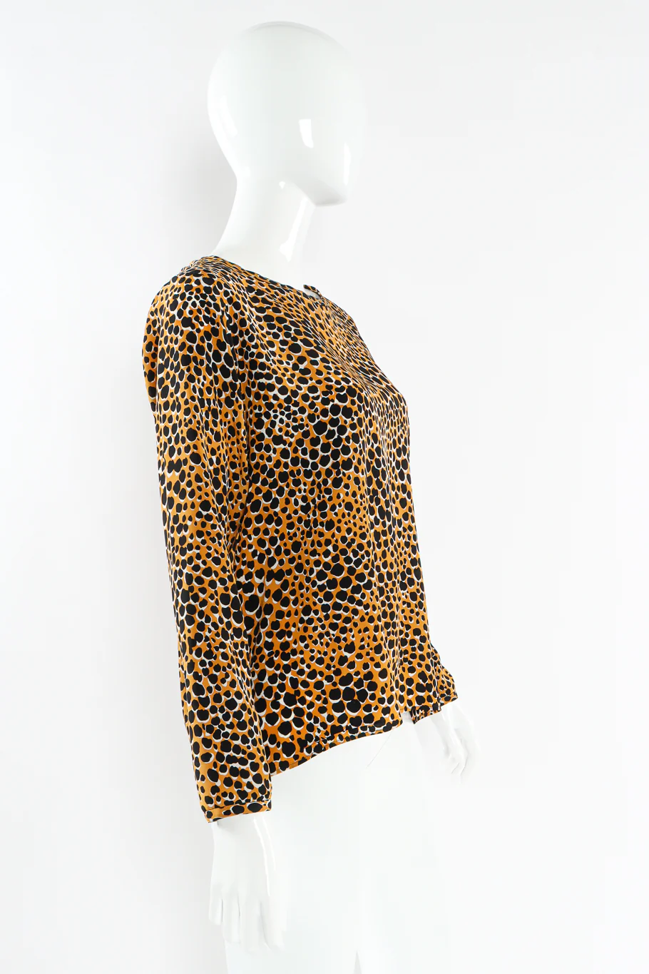 Cheetah Print Silk Top - Image 4