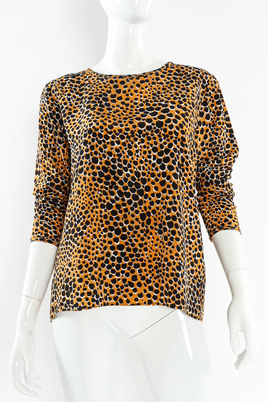 Cheetah Print Silk Top - Image 5