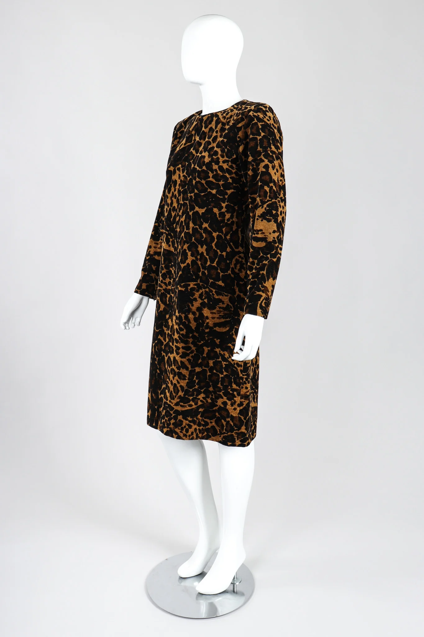 Chenille Leopard Dress - Image 3