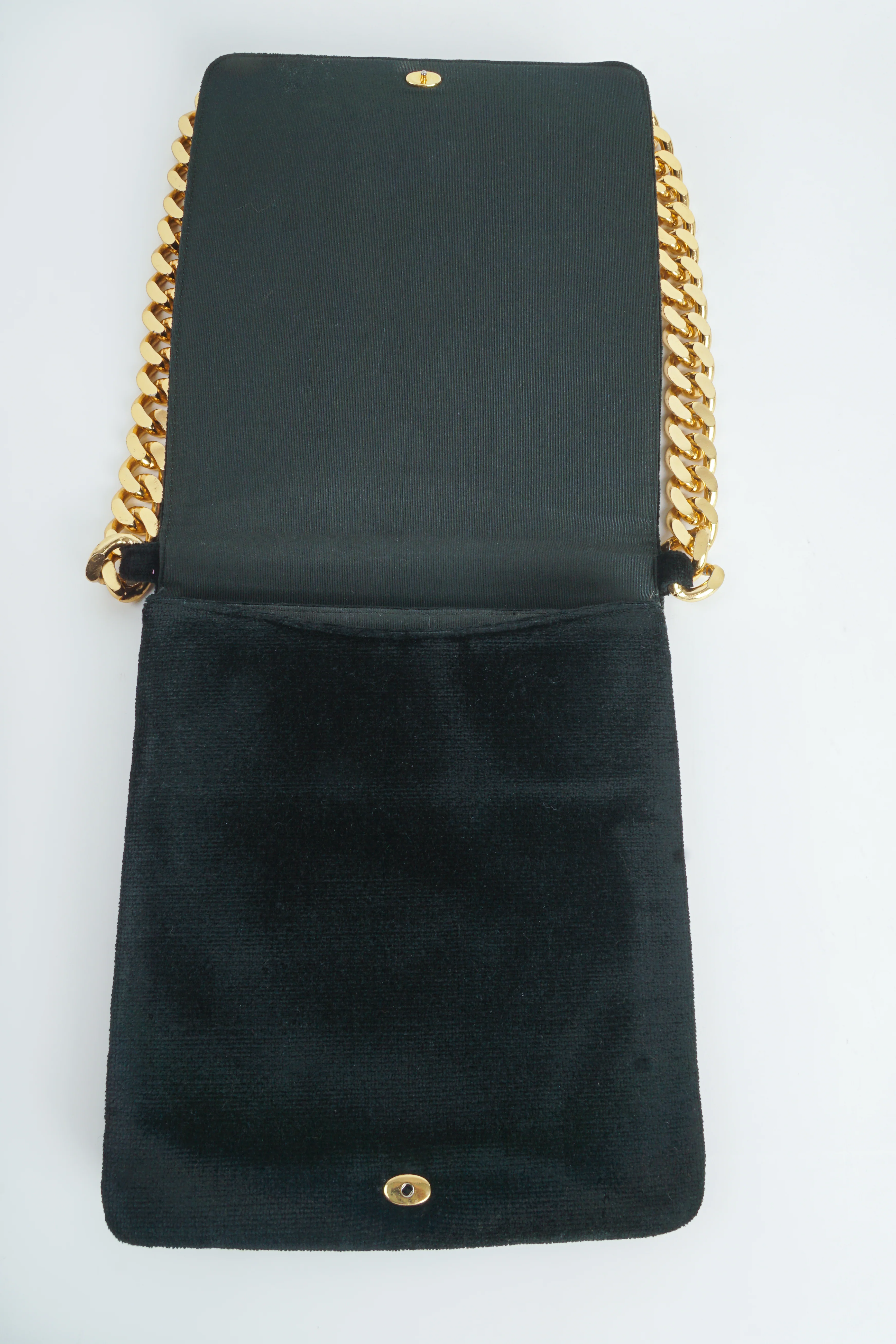 Chenille Stripe Chain Bag - Image 7
