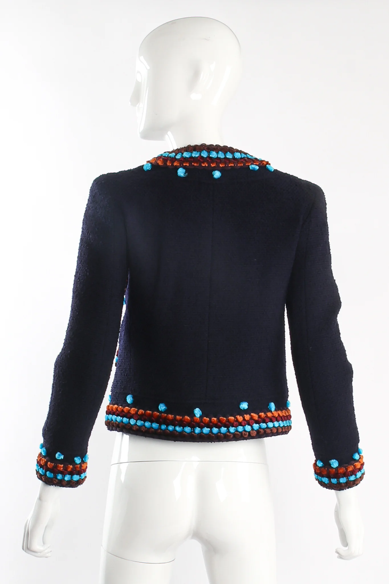 1997 A/W Chenille Trim Jacket & Pant Suit - Image 9
