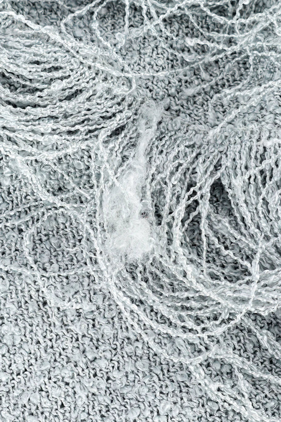 Chevron Fringe Knit Dress - Image 7