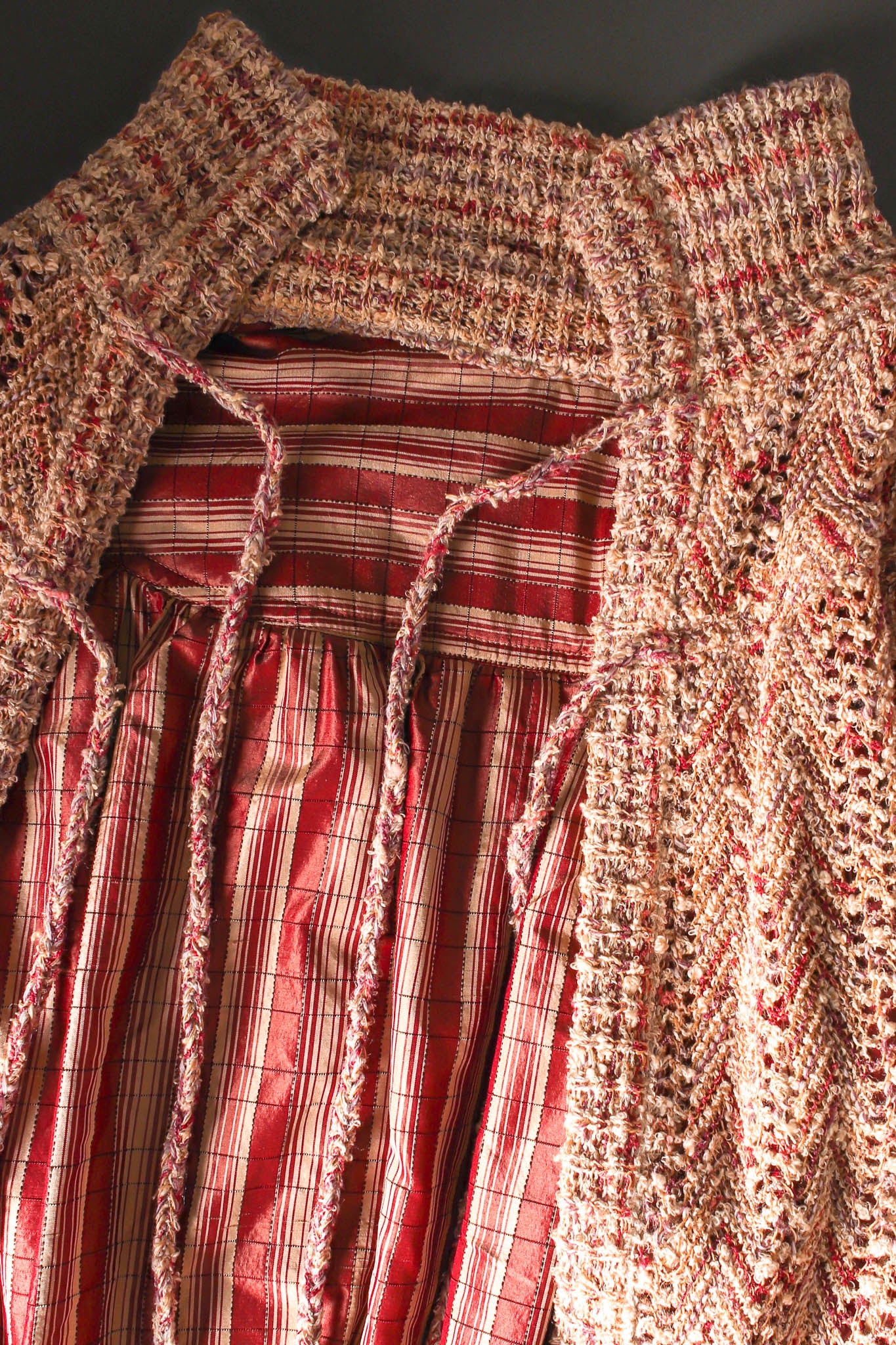 Chevron Knit Cocoon Sweater - Image 10