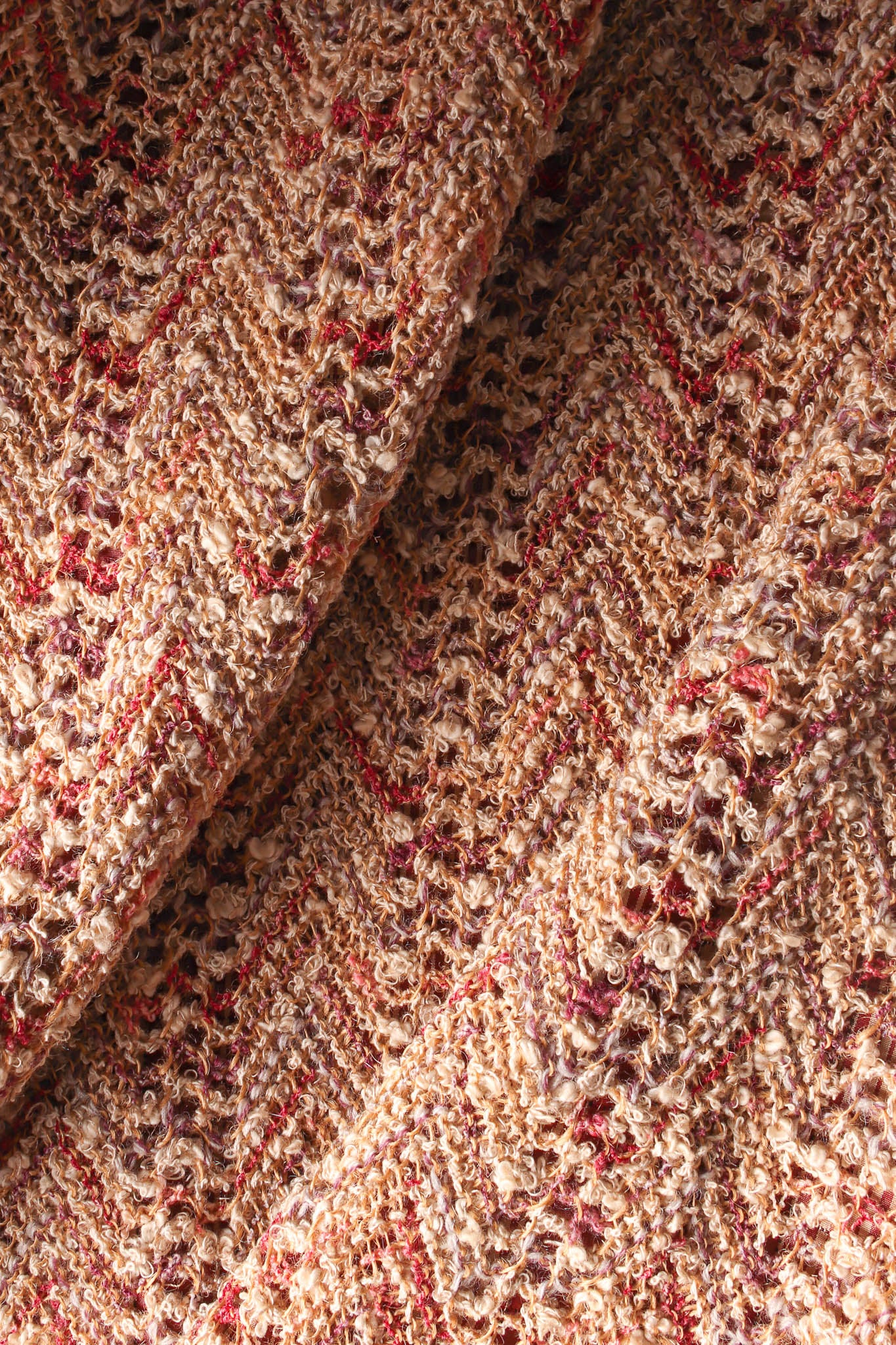 Chevron Knit Cocoon Sweater - Image 12
