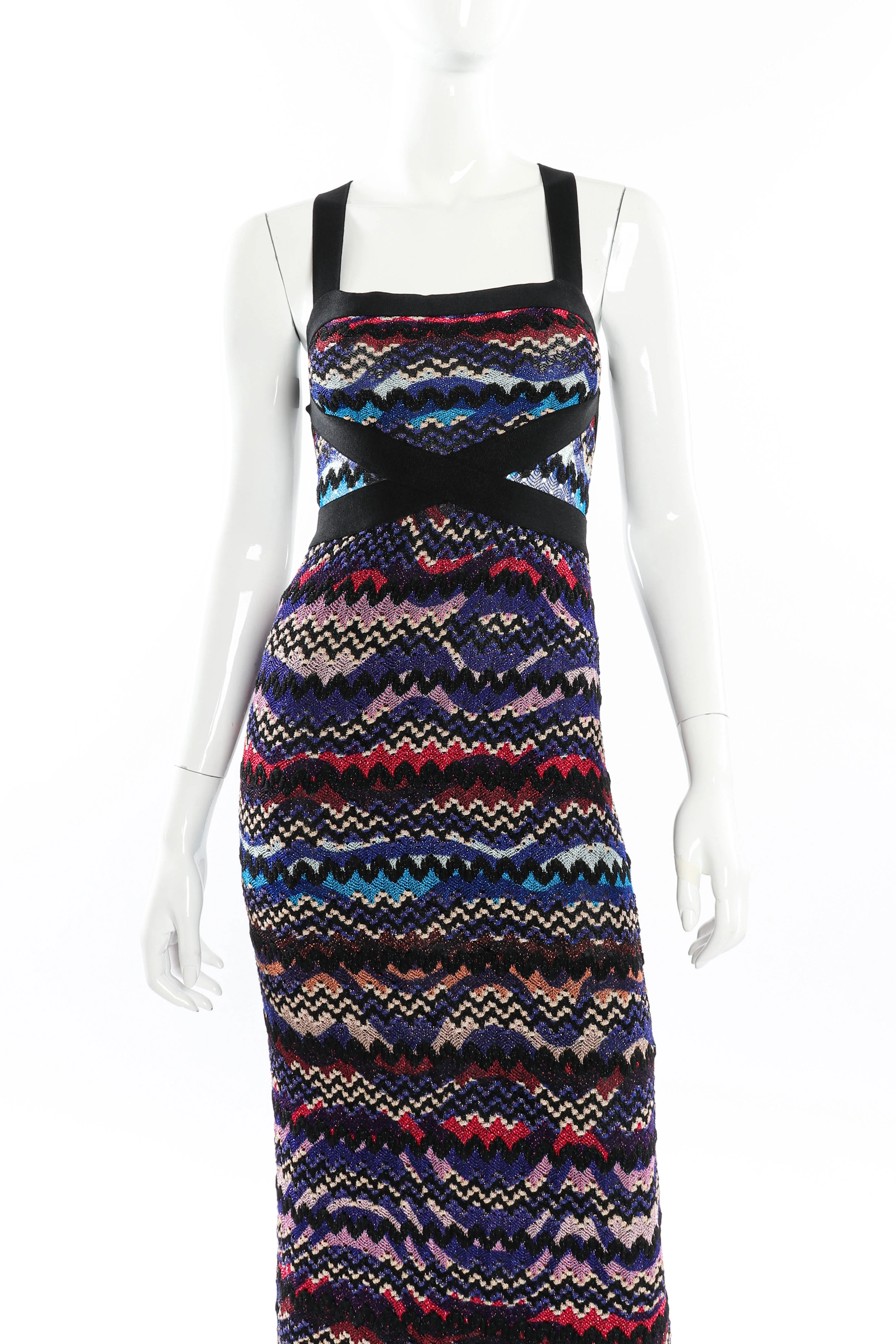 Chevron Knit Maxi Dress - Image 4
