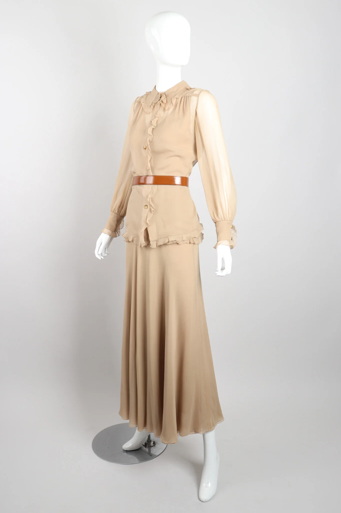 Chiffon 3-Piece Ruffle Set - Image 5