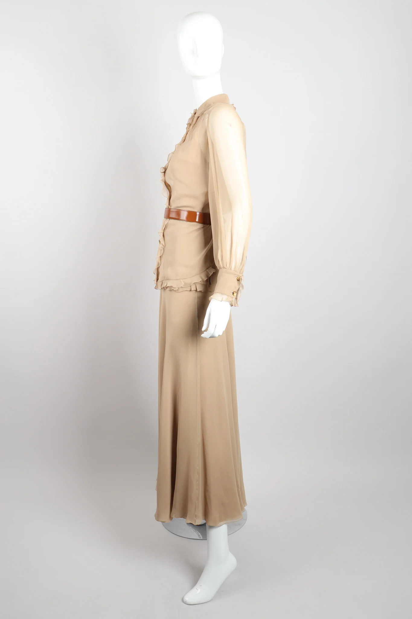 Chiffon 3-Piece Ruffle Set - Image 6