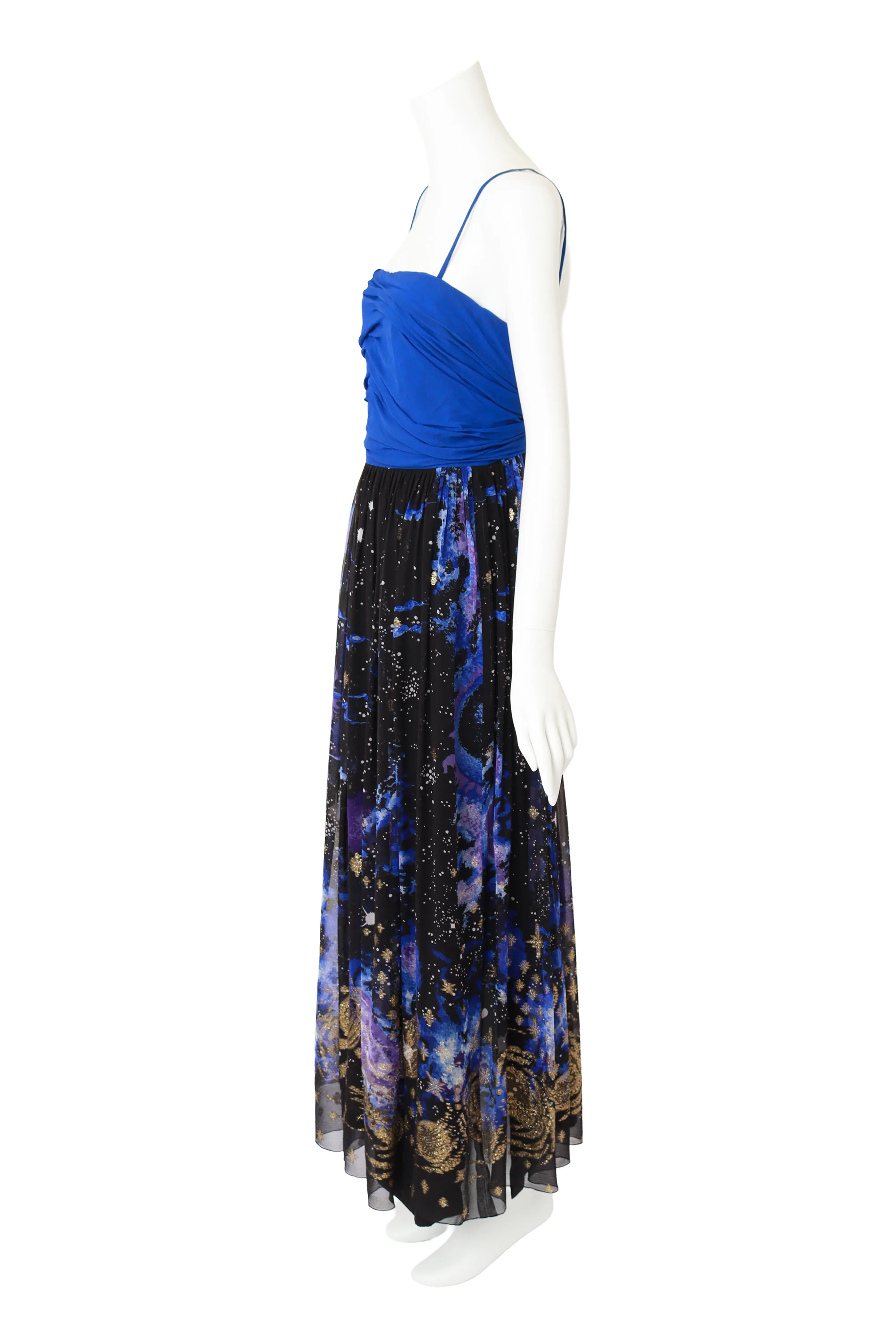 Chiffon Cosmos Dress & Robe Set - Image 3