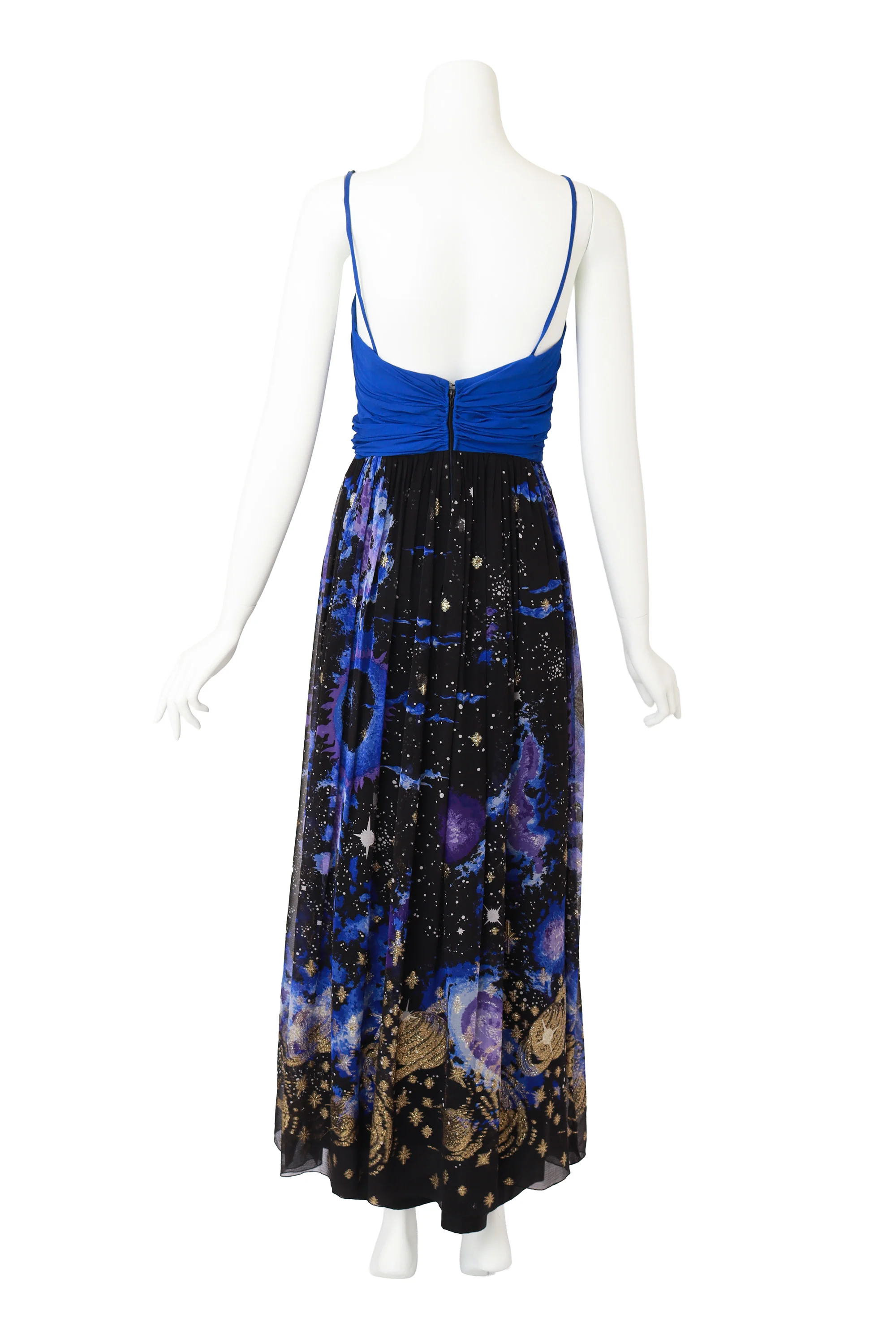 Chiffon Cosmos Dress & Robe Set - Image 4