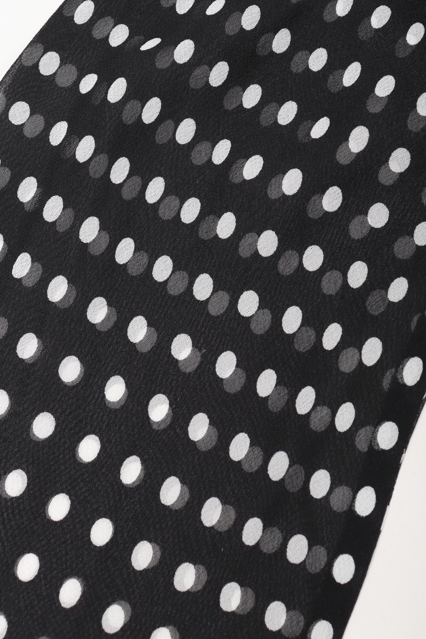 Chiffon Dot Feather Tie Top - Image 14