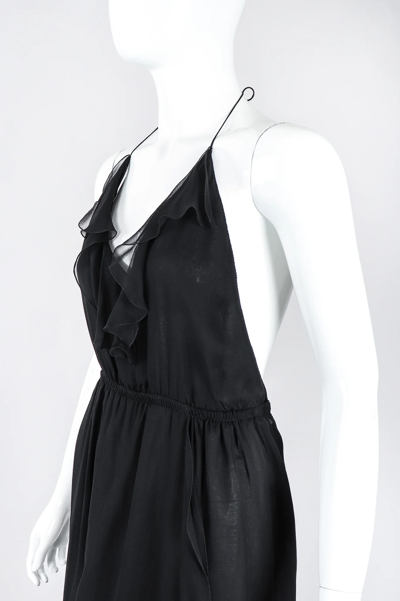 Chiffon Halter Dress