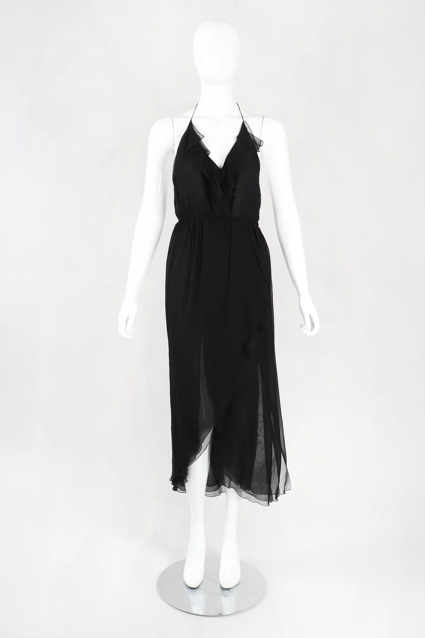 Chiffon Halter Dress - Image 2