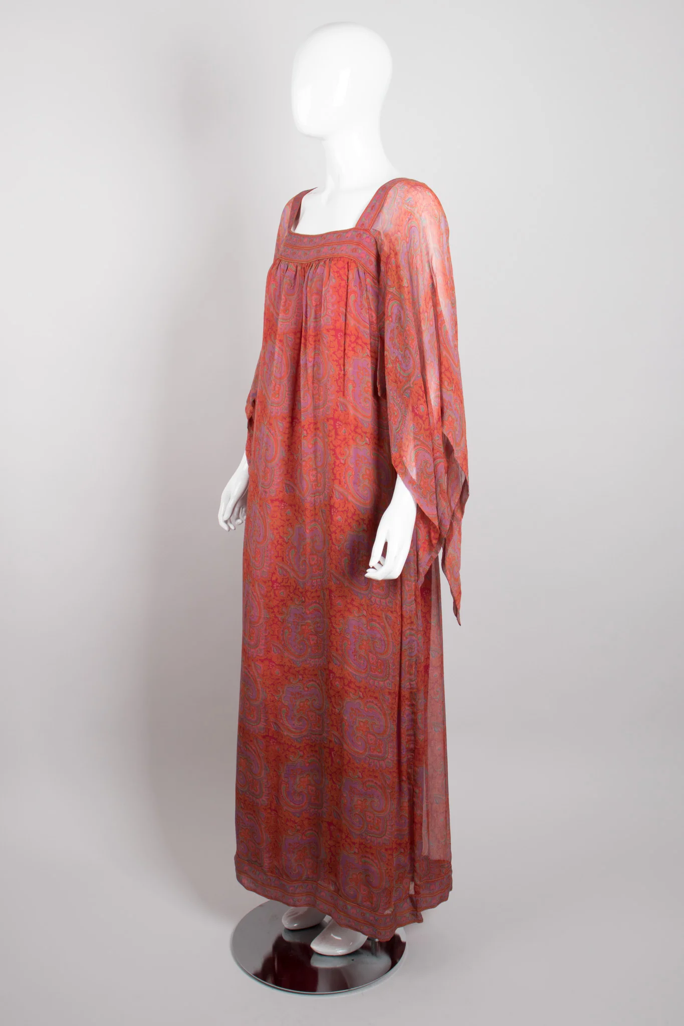 Chiffon Flutter Sleeve Dress - Image 4