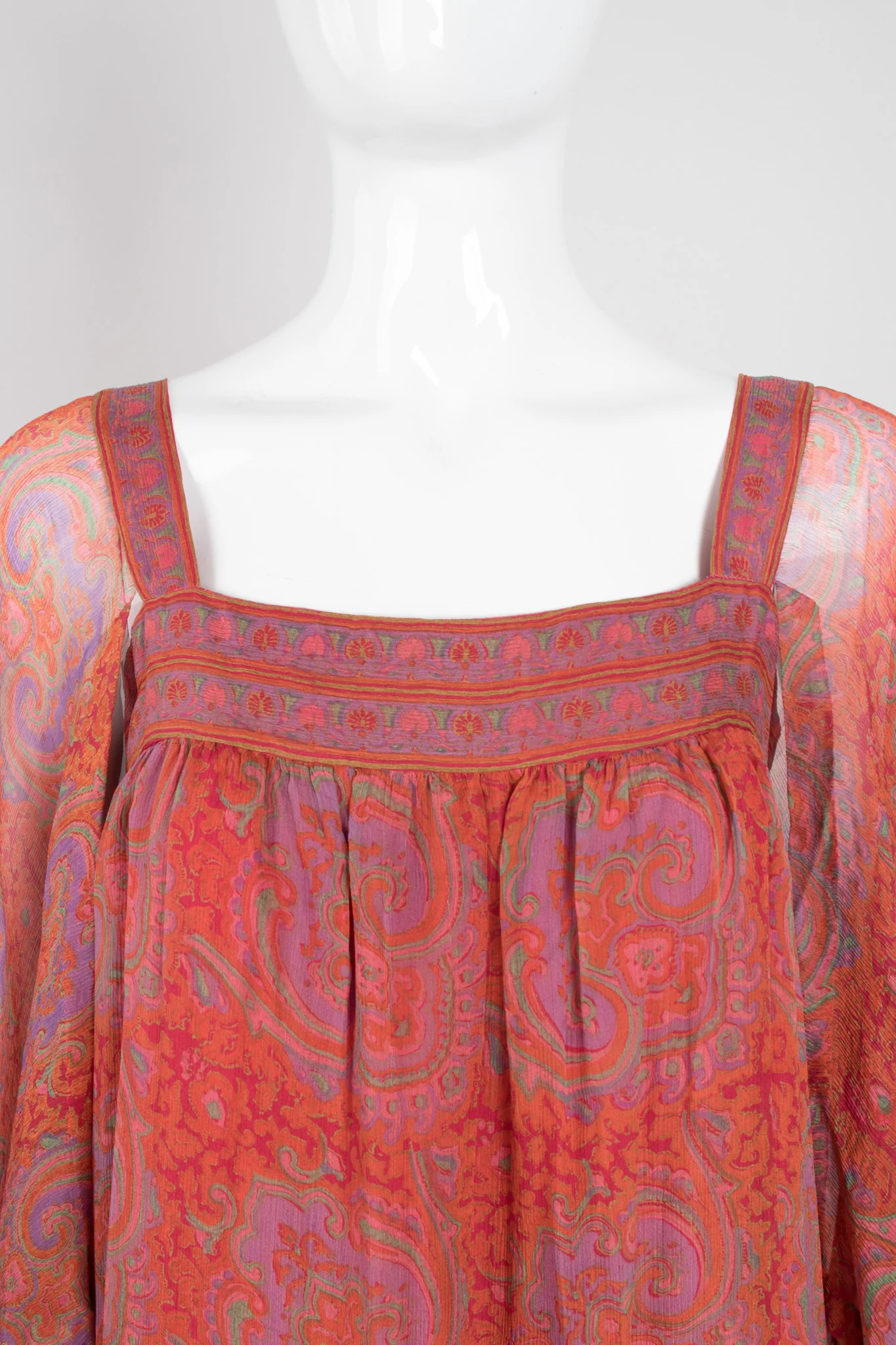 Chiffon Flutter Sleeve Dress - Image 9