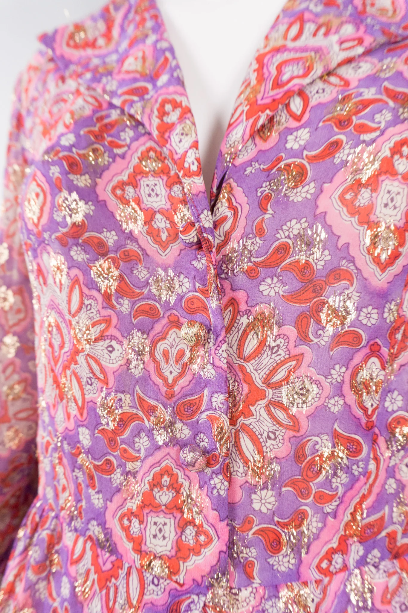 Chiffon Paisley Jumpsuit - Image 8