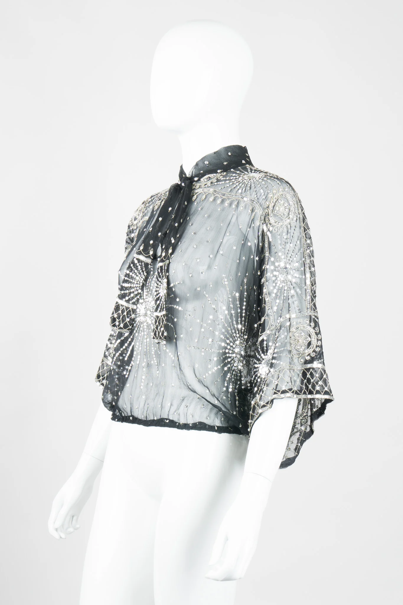 Chiffon Sequin Starburst Top - Image 3