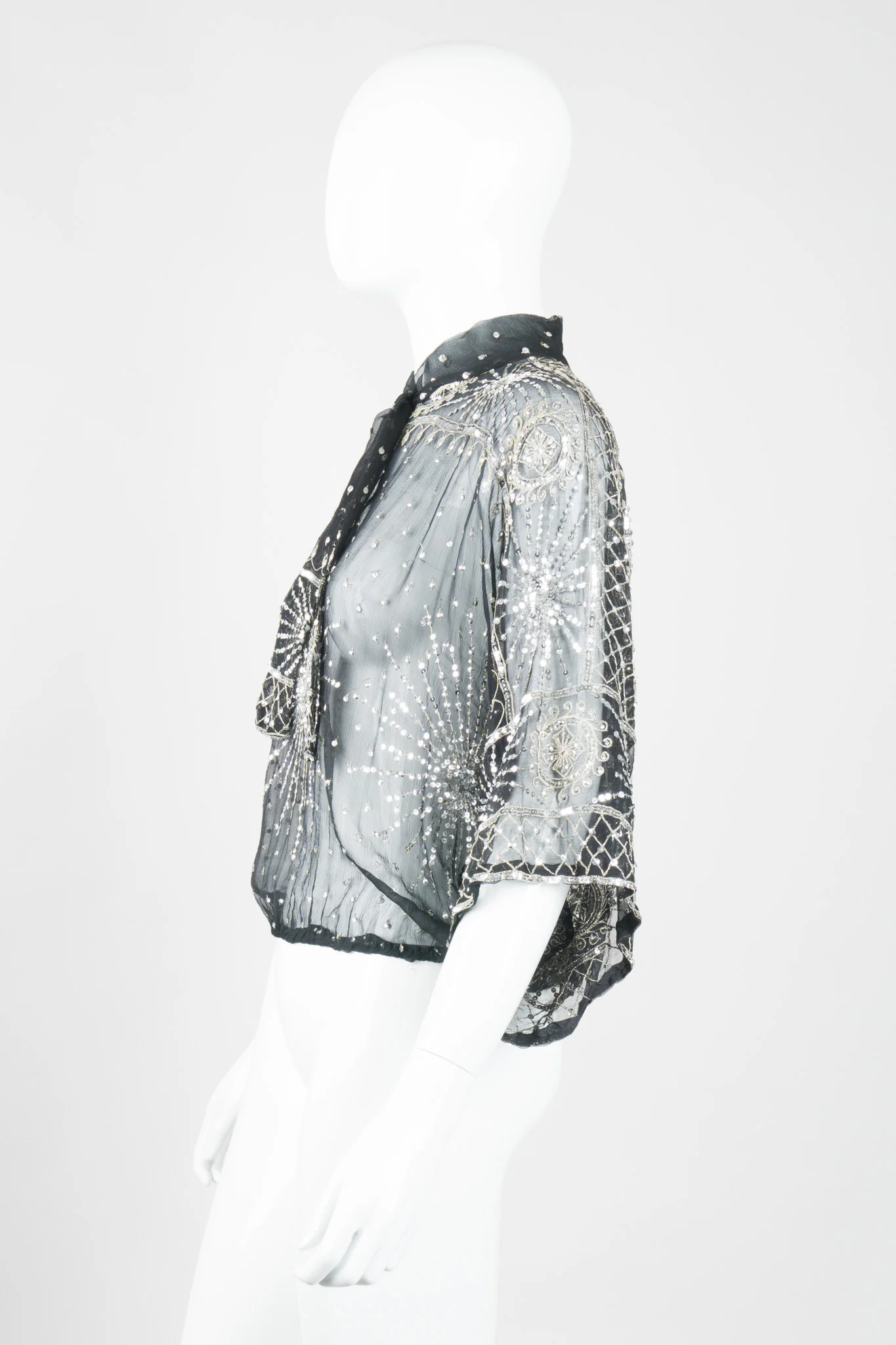 Chiffon Sequin Starburst Top - Image 4