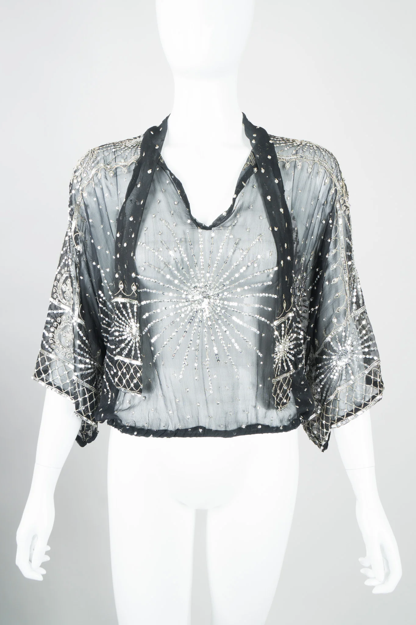 Chiffon Sequin Starburst Top - Image 7