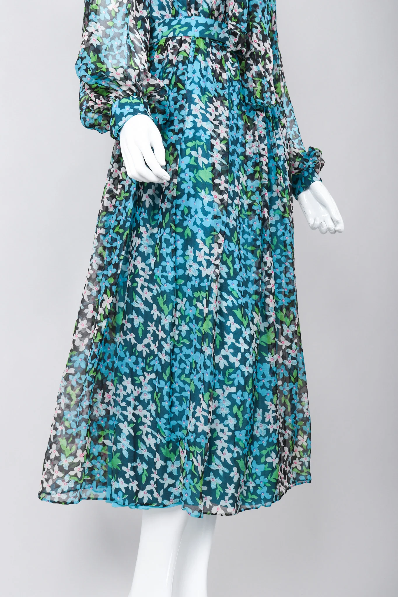 Chiffon Silk Floral Dress