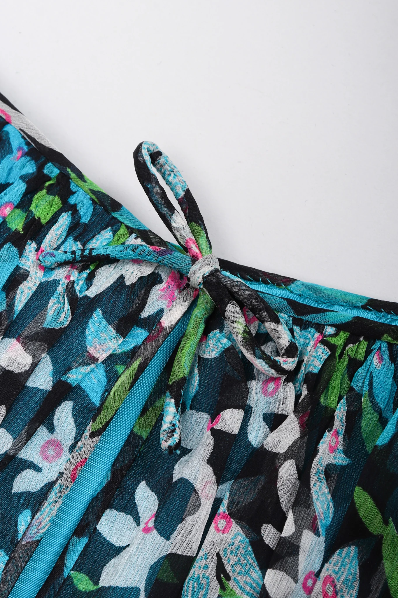 Chiffon Silk Floral Dress - Image 15