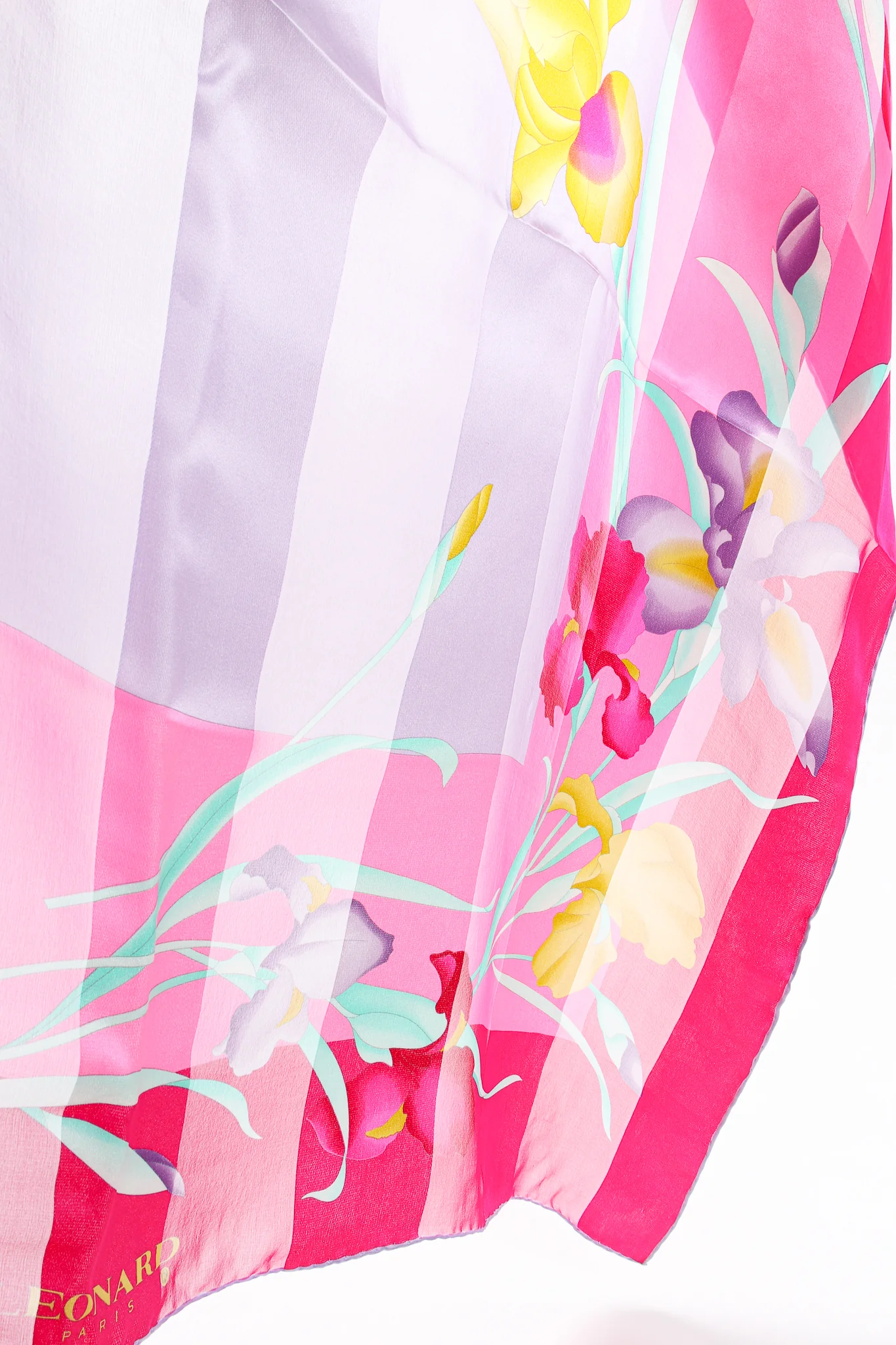 Chiffon Striped Iris Scarf - Image 11