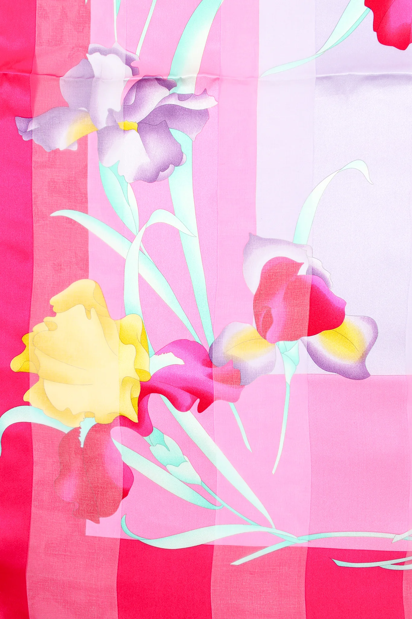Chiffon Striped Iris Scarf - Image 9